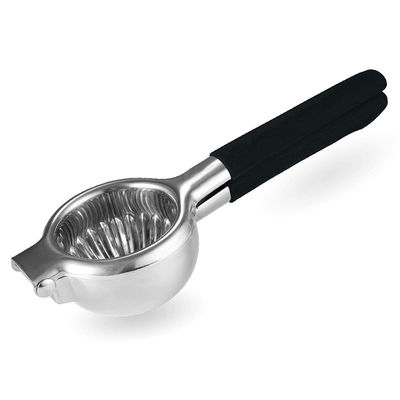 340G Lemon Citrus Press Juicer με κατασκευή από ανοξείδωτο χάλυβα και μαλακό σιλικόνιο χερούλι