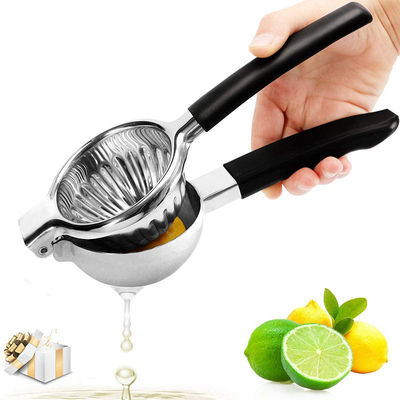 340G Lemon Citrus Press Juicer με κατασκευή από ανοξείδωτο χάλυβα και μαλακό σιλικόνιο χερούλι