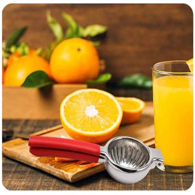 340G Lemon Citrus Press Juicer με κατασκευή από ανοξείδωτο χάλυβα και μαλακό σιλικόνιο χερούλι
