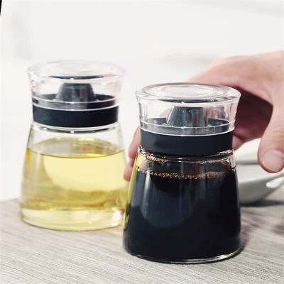 Διαφανές γυάλινο βάζο ελαίου 170ml φιάλη ψεκασμού ελαίου ξύδι συνδυασμός για τα εφόδια της κουζίνας 425g