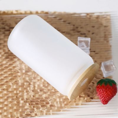 Φυσικό υγιεινό 16oz παγωμένο ποτήρι μπύρας με κάλυμμα από μπαμπού και άχυρο Το απόλυτο δώρο μπαρ
