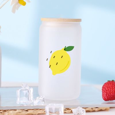 Φυσικό υγιεινό 16oz παγωμένο ποτήρι μπύρας με κάλυμμα από μπαμπού και άχυρο Το απόλυτο δώρο μπαρ