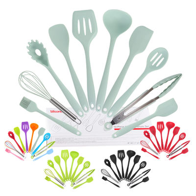 10-piece Εστιατόριο Kitchen Utensil Set with Silica Gel Handle and Cutting Board Ορίστε και οι προμήθειες