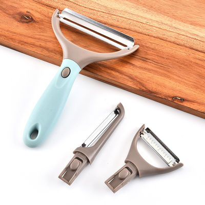 Καλύτερο σύνολο από 4 PCs Peelers Πολυλειτουργικό Εργαλείο Κουζίνας για Εργαλεία Φρούτων και Λαχανικών