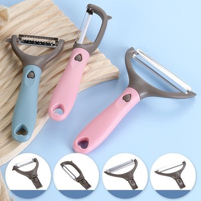 Καλύτερο σύνολο από 4 PCs Peelers Πολυλειτουργικό Εργαλείο Κουζίνας για Εργαλεία Φρούτων και Λαχανικών
