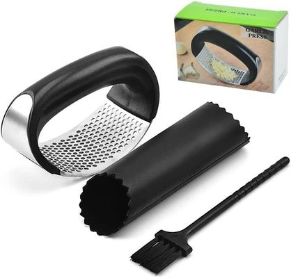 Πιο δημοφιλής Hot Garlic Press Peeler Εγχειρίδιο από ανοξείδωτο χάλυβα για εργαλεία φρούτων και λαχανικών