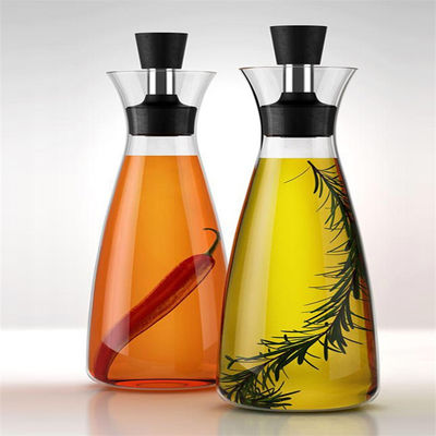 650 ml/400 ml γυάλινα μπουκάλια διανομής ελαίου και ξύδι χωρίς στάγματα σχεδιασμός για κουζίνα