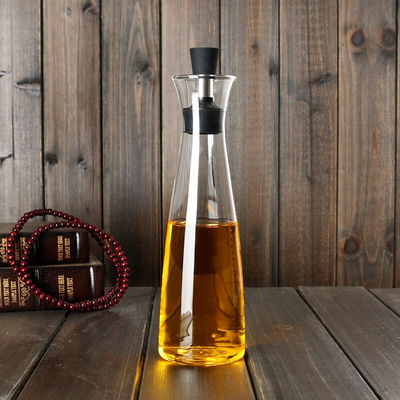 650 ml/400 ml γυάλινα μπουκάλια διανομής ελαίου και ξύδι χωρίς στάγματα σχεδιασμός για κουζίνα