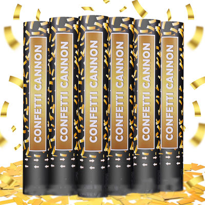 40cm Πολυχρωματικά Βιοδιασπώμενα Πάρτι Popper Confetti Κανόνια για πολύχρωμες γιορτές