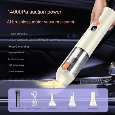 100w Brushless Motor Handheld Ατμοσφαιρίστρα Αυτοκινήτου για ισχυρό και βολικό καθαρισμό