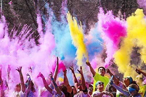 Χρωματιστή Χόλι σκόνη Πάρτι Popper Confetti Cannon Corn Powder 13*18cm Βιοδιασπώμενη
