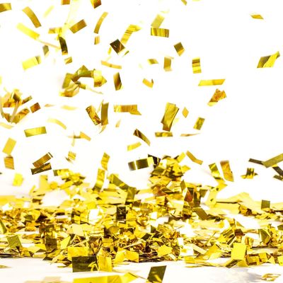 Πορφυρό 2*5cm Πάρτι Popper Confetti Cannon βιοδιασπώμενο ορθογώνιο Στρογγυλό σχήμα καρδιάς Πράσινο λευκό Μαύρο Confetti Χρυσό φύλλο Δωρεάν δείγμα