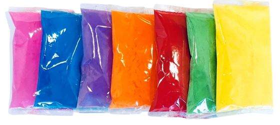13*18cm Μέγεθος Rainbow Run Corn Starch για φεστιβάλ Χρωματισμένο άμυλο