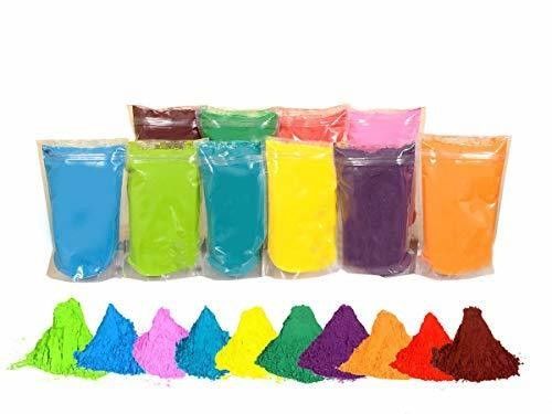 13*18cm Μέγεθος Rainbow Run Corn Starch για φεστιβάλ Χρωματισμένο άμυλο