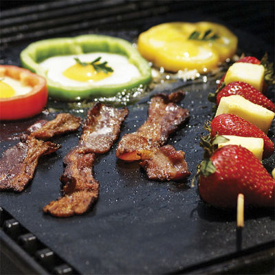 Χωρίς κόλλα BBQ Grill Mat Baking Mat Fireproof Charcoal Fiberglass Εργαλεία αυγών για μαγείρεμα