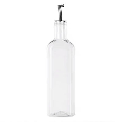 Πράσινο γυαλί λάδι Drizzler 500 ml για μαγείρεμα κουζίνας με λακκούβα ατσάλινο χύσιμο