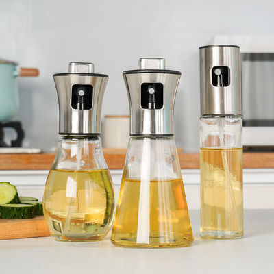 200 ml γυάλινο ψεκαστήρα ελαιολάδου μπουκάλι ξίδι για μαγείρεμα σαλάτα BBQ μαγειρικά σκεύη