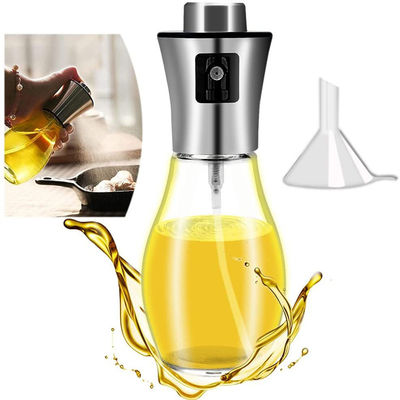 Εύκολο και ανθεκτικό μπουκάλι λάδι σπρέι 165ml γυάλινο μπουκάλι σπρέι λάδι για μαγείρεμα σαλάτα BBQ
