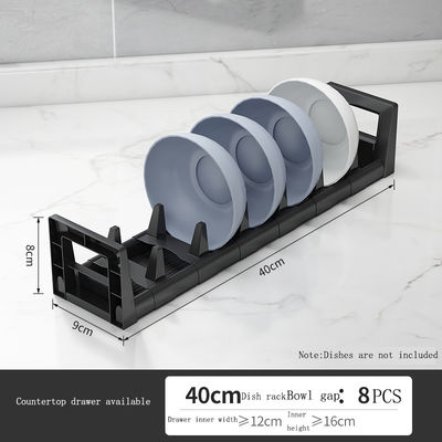 48*16*9,5 cm Κρατητής πιάτων για κουζίνα ντουλάπι συρτάρι σεντόνια