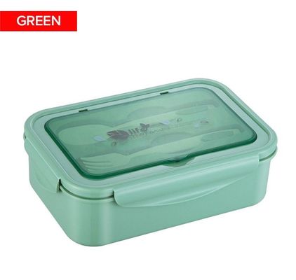Κουτί με φαγητό για παιδιά/ενήλικες PP5 1400 ml Μικροκυμάτων Σώμα ασφαλή χωρίς BPA με πιρούνι κουτάλι