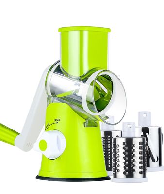 Πιο δημοφιλής φρούτα λαχανικά Rotary Grater Ατσάλι Πολυλειτουργικό Slicer Cutter