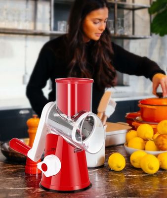Πιο δημοφιλής φρούτα λαχανικά Rotary Grater Ατσάλι Πολυλειτουργικό Slicer Cutter
