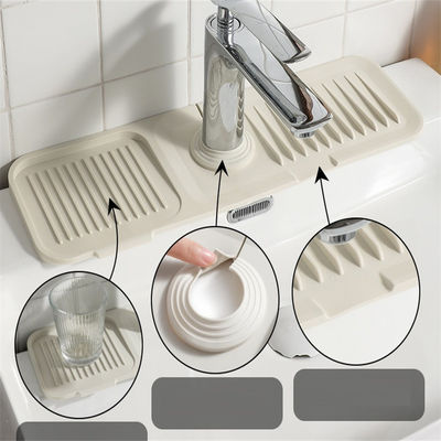 Σιλικόνιο νεροχύτη Splash Guard Catcher χειριστήριος σταγόνα αποστράγγιση Pad απορροφητικό στρώμα για OEM / ODM