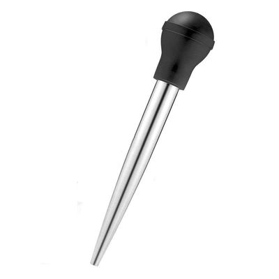 304 Stainless Steel Σιλικόνιο σταγόνα λάδι καρυκευτικό σωλήνα για BBQ γαλοπούλα βελόνα σε Balck