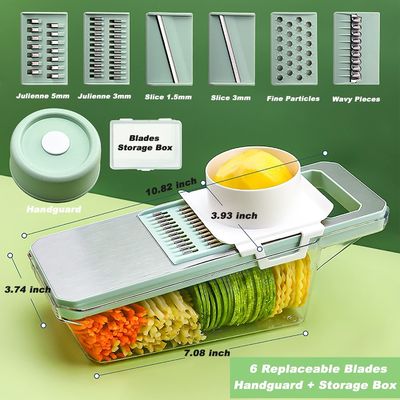 Μιντα πράσινο Stainless Steel φυτικό τεμαχιστήρι Ιδανικό για γρήγορη και εύκολη προετοιμασία γευμάτων