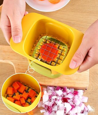Χάλυβα από ανοξείδωτο ατσάλι Mandoline Slicer 2-in-1 Vegetable Chopper για βιώσιμη κόψιμο