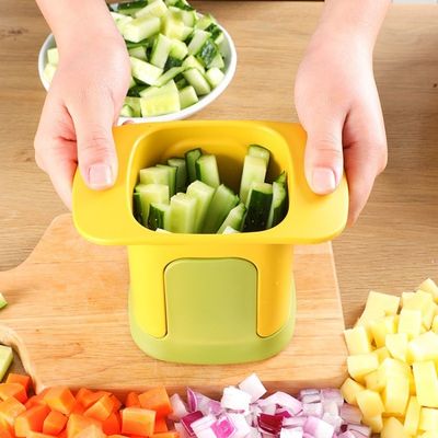 Χάλυβα από ανοξείδωτο ατσάλι Mandoline Slicer 2-in-1 Vegetable Chopper για βιώσιμη κόψιμο