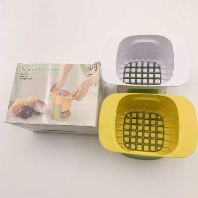 Χάλυβα από ανοξείδωτο ατσάλι Mandoline Slicer 2-in-1 Vegetable Chopper για βιώσιμη κόψιμο