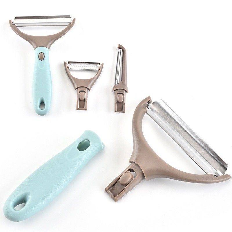 Καλύτερο σύνολο από 4 PCs Peelers Πολυλειτουργικό Εργαλείο Κουζίνας για Εργαλεία Φρούτων και Λαχανικών