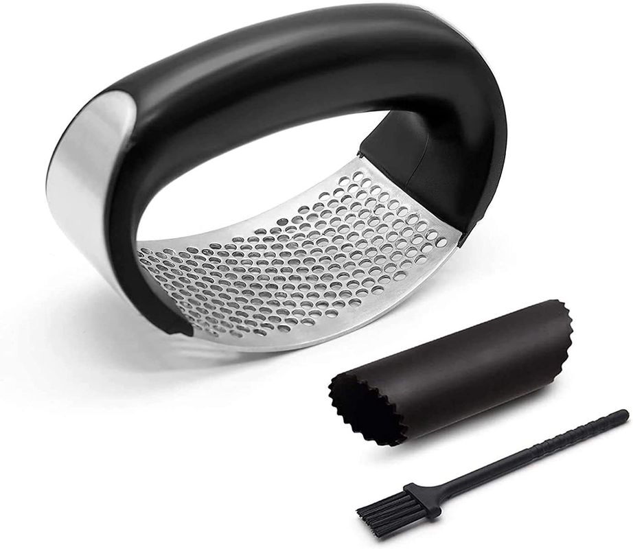 Πιο δημοφιλής Hot Garlic Press Peeler Εγχειρίδιο από ανοξείδωτο χάλυβα για εργαλεία φρούτων και λαχανικών