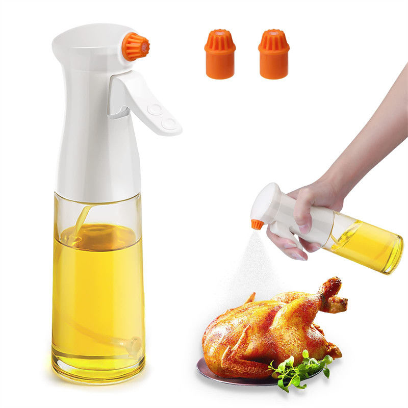 200 ml μπουκάλι ψεκασμού ελαιολάδου ανθεκτικό ελαιόλαδο μαγειρικής πλαστικό μπουκάλι για εργαλεία κουζίνας