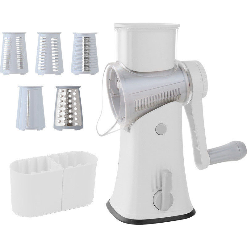 Πολυλειτουργικό 5 σε 1 Vegetable Chopper Slicer με Rotary Drum Type Grater Shredder
